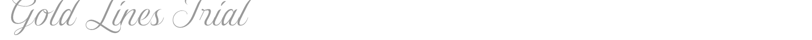 Gold Lines font preview